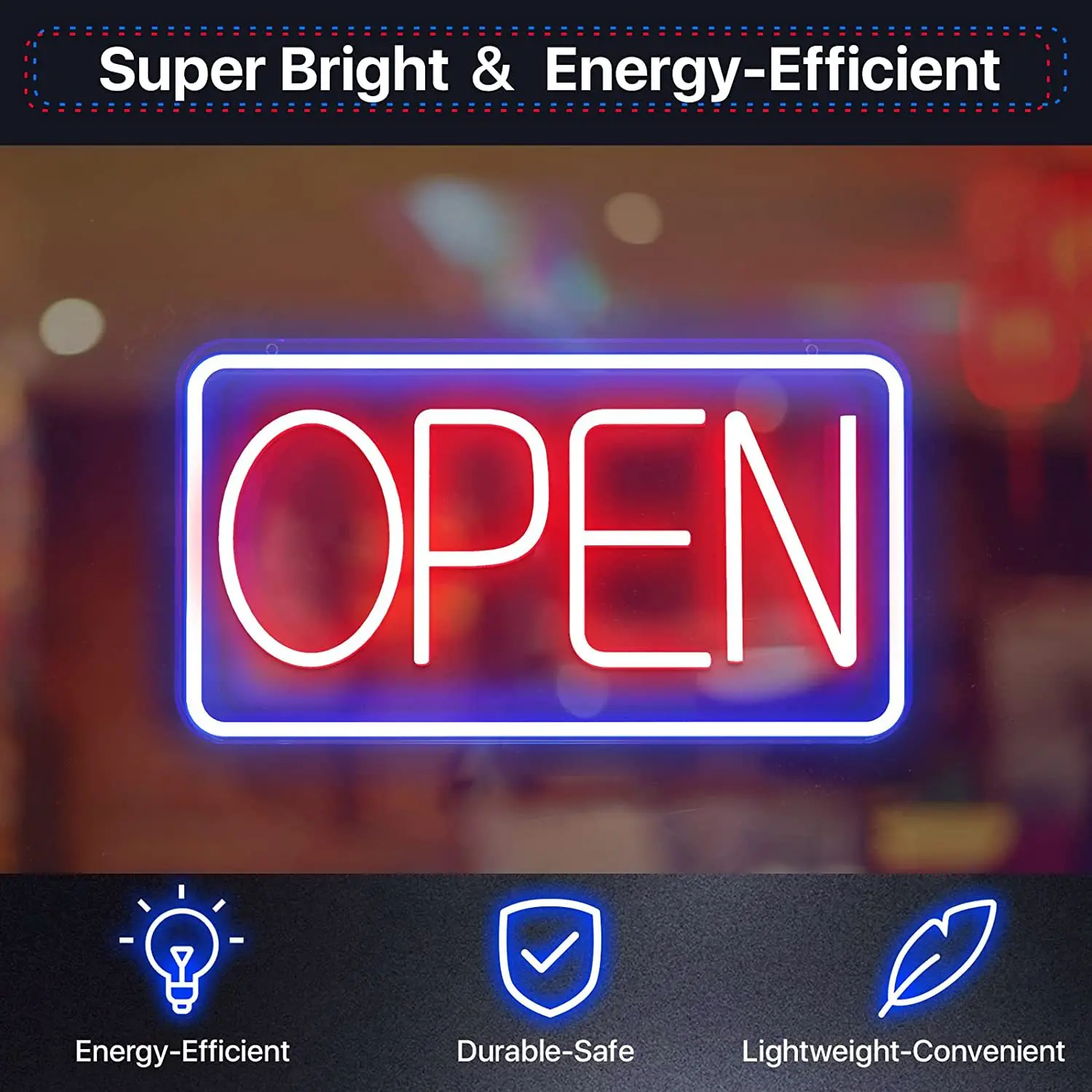 LED Store Open Neon Schild Licht USB Business Schilder Werbung Licht Einkaufen Neon Business Store Billboard Für Bars Kaffee