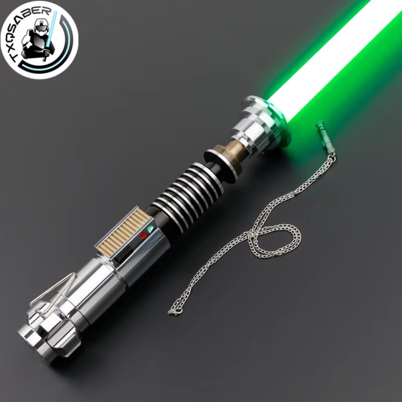 TXQSABER Luke EP6 Smooth Swing Lichtschwert Metallgriff für schwere Duellfarbwechselgeräusche Force Blaster Jedi Laser Sword Toys
