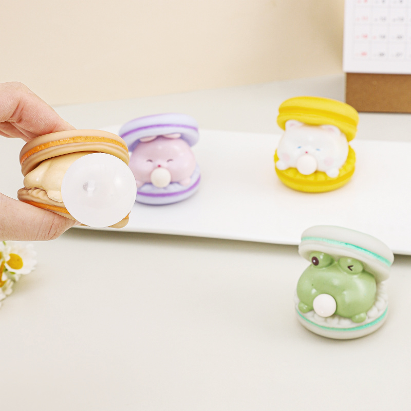 Креативные милые животные, вертел, пузырьковый бургер, снятие стресса, щепотка, детские игрушки, офисные забавные вентиляционные игрушки, настольные декоративные украшения