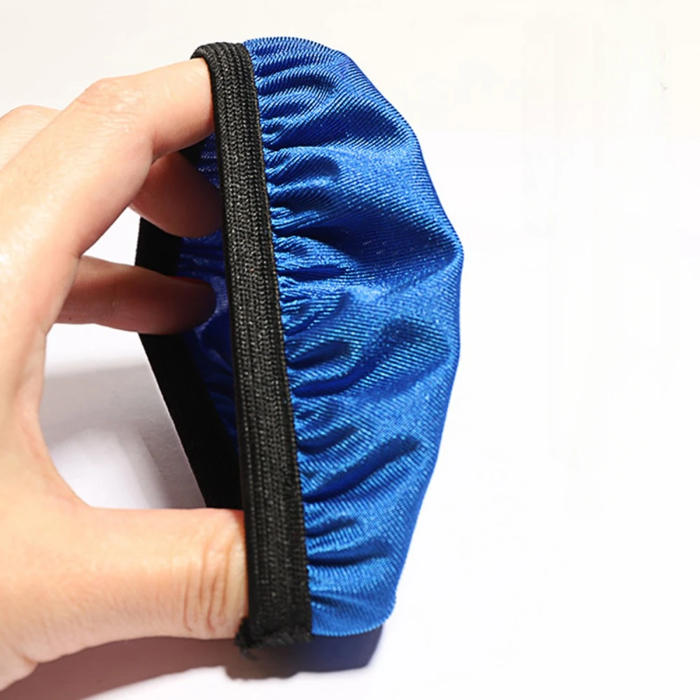 Auriculares reutilizables, higiénicos, universales, lavables suaves, protectores elásticos a prueba de polvo, almohadillas para los oídos, tela no tejida duradera, 1 par