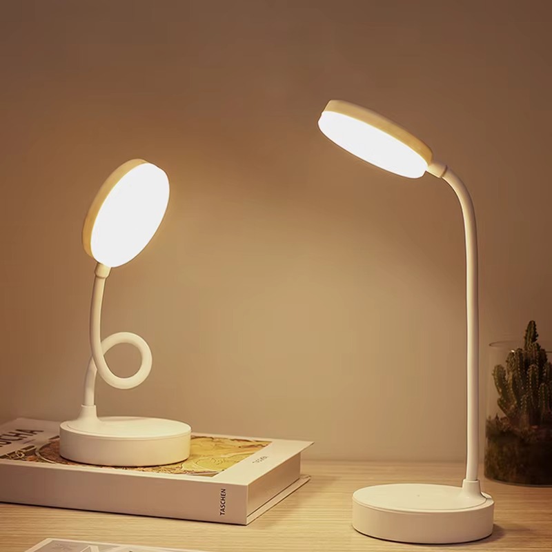 Portátil led lâmpada de mesa usb plug in suporte luz 3 cores stepless escurecimento proteção para os olhos quarto lâmpada cabeceira