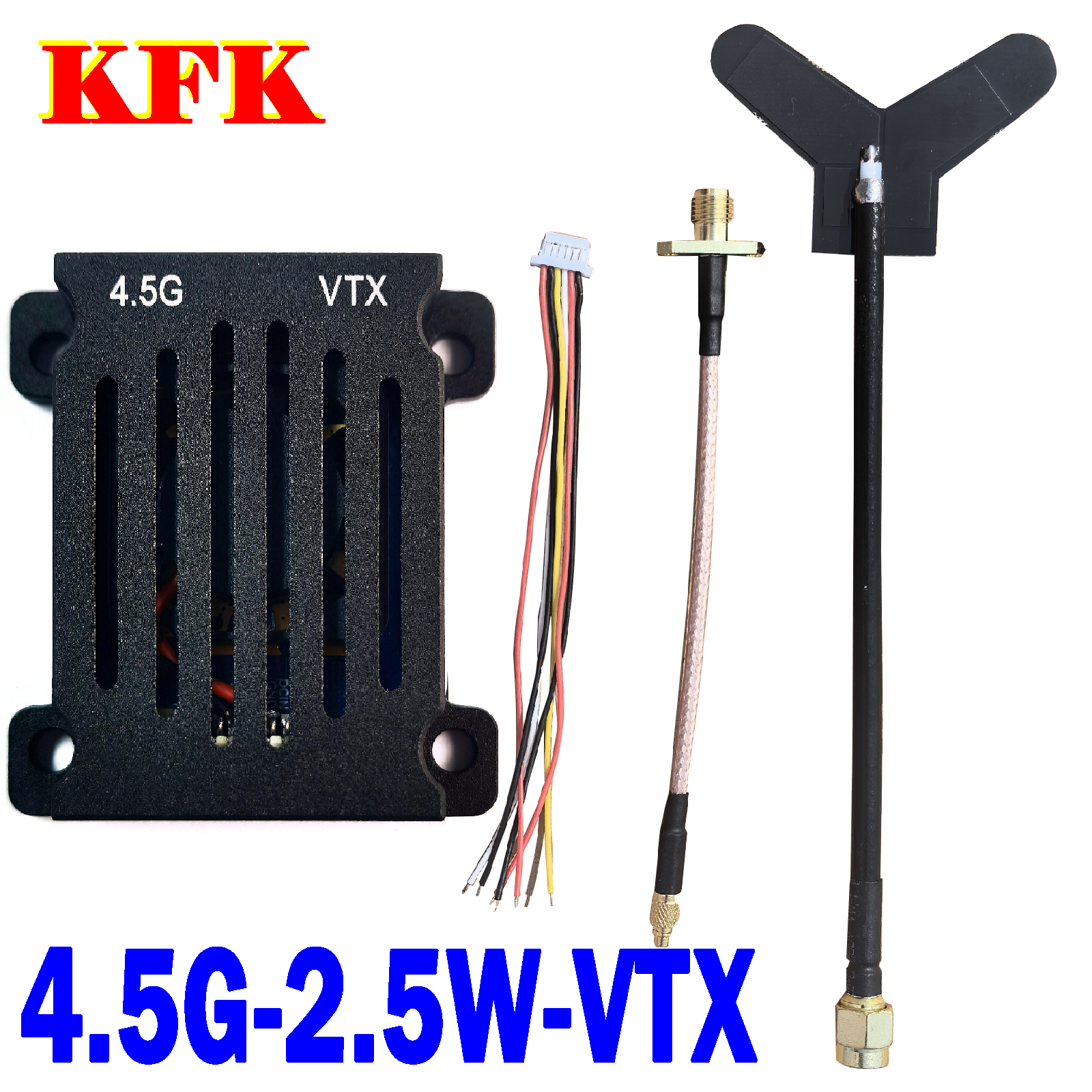 KFK 2025 novo transmissor sem fio 4.5G vtx 2.5W