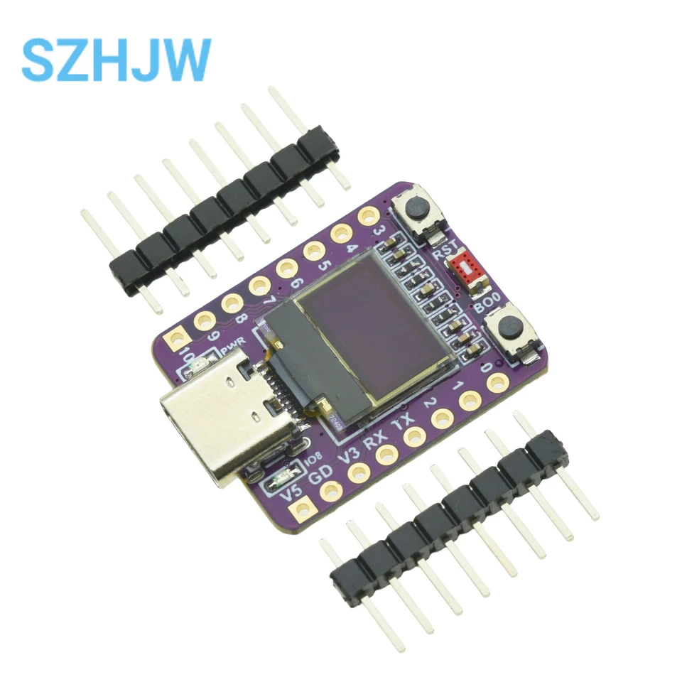 ESP32-C3 OLED Development Board With 0.42 Inch OLED Module Ceramic Antenna Wifi Bluetooth ESP32 Supermini Development Board