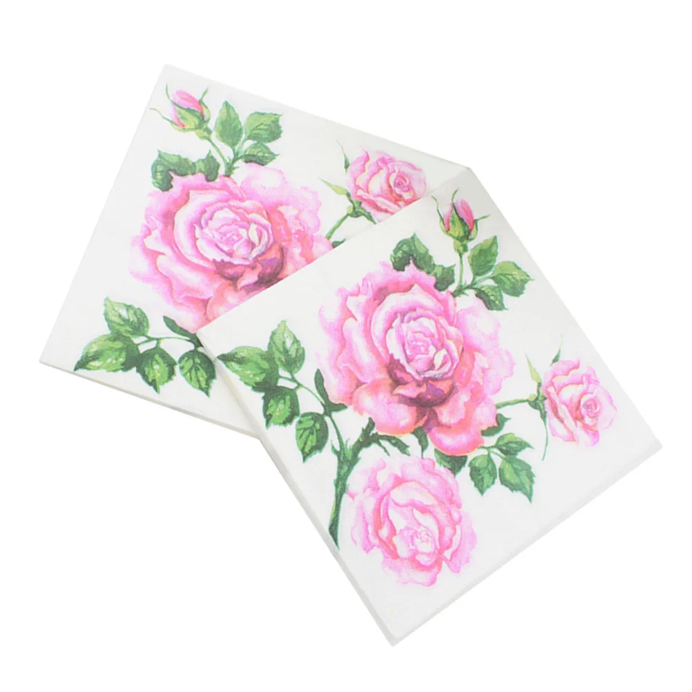 20 Blatt bedruckt Hochzeitsdekoration, dekorative Servietten, Decoupage, Esszimmertisch, Papier