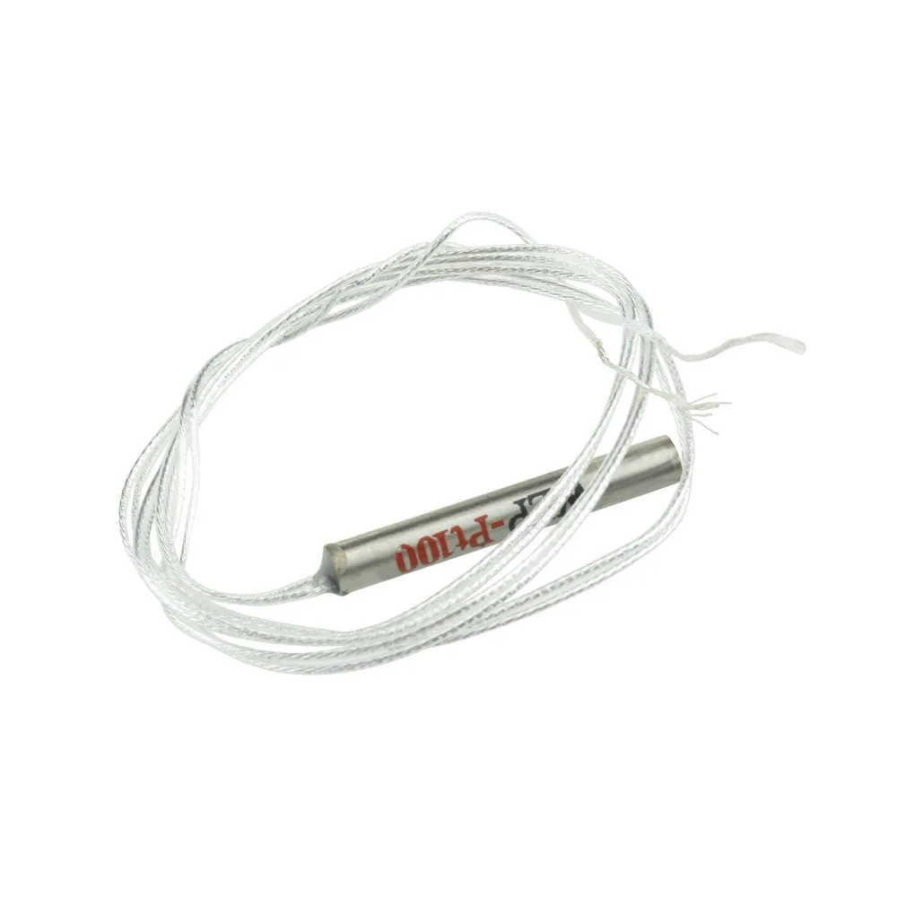 10 Uds 5 uds 50CM PT100 Detector de Sensor de temperatura resistente al platino sonda de temperatura impermeable-20 ~ 450 Celsius WZP-PT100