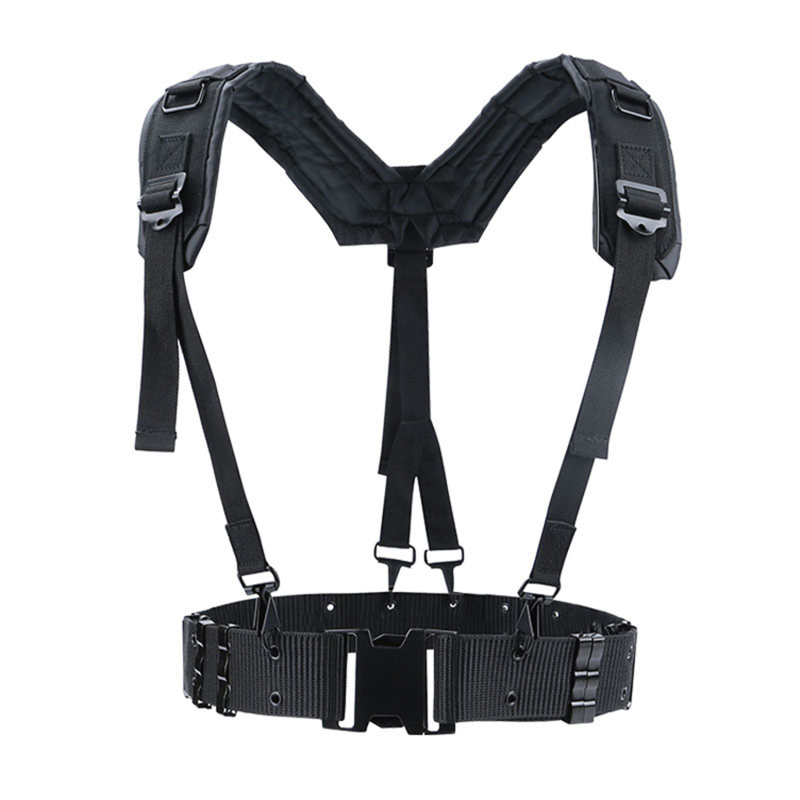 Outdoor Fans Cs Tactische Riem Multifunctionele Taille Y Camera Fotografie Dragende Schouderbanden Borstband