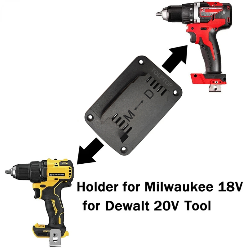 Для Dewalt/Milwaukee 14,4/18 В/20 В аккумуляторные инструменты держатель машины стеллаж для хранения инструментов настенное крепление кронштейн для инструментов Fixe устройство держатель инструмента