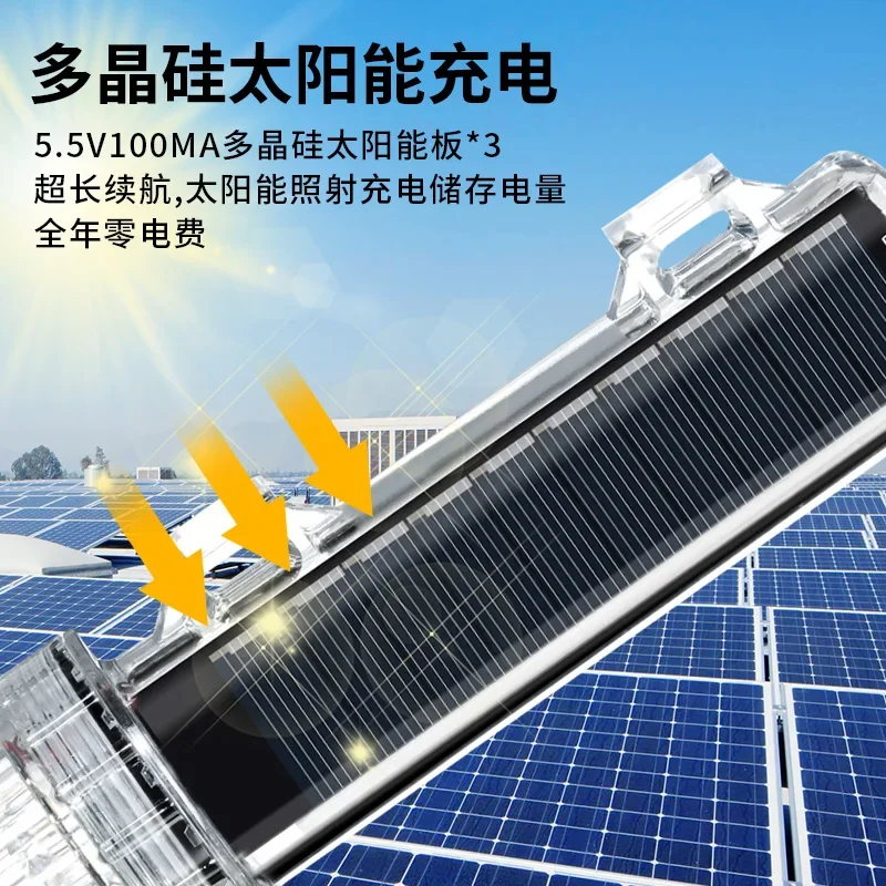 Luz de señal Solar para océano, luz de señal de navegación, Flash LED resistente al agua, luz de advertencia nocturna, accesorios para yates y barcos de pesca