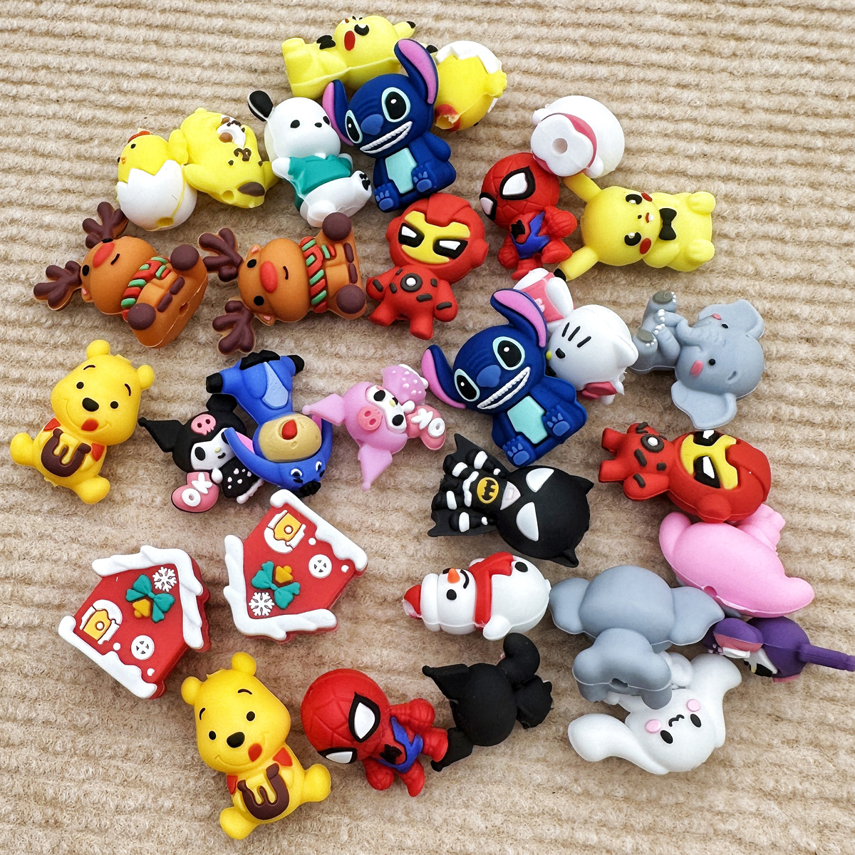 10 шт., силиконовые бусины для детских игрушек