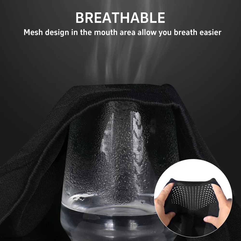 Breathable Balaclava Ski Full Face Mask คอ Windproof Elastic Hood หมวกกีฬากลางแจ้งขี่จักรยานเดินป่าตั้งแคมป์ล่าสัตว์จักรยาน