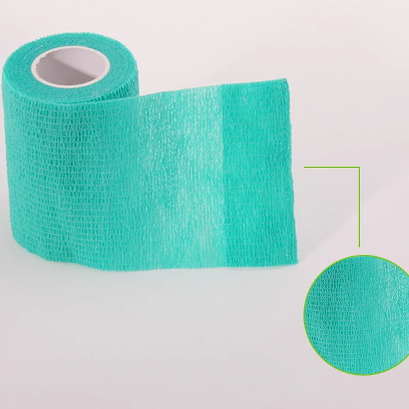 Vendaje elástico autoadhesivo de 5cm x 4,5 m, cinta de protección de seguridad, Kits de primeros auxilios impermeables, vendaje para viajes y deportes al aire libre