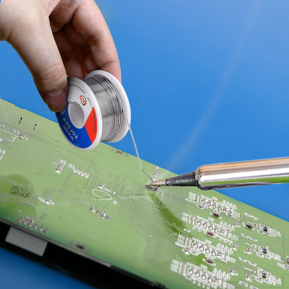 JCD はんだワイヤー 50 グラム 0.6/0.8/1.0/1.2/1.5 ミリメートル 60/40 フラックス 2.0% 45FT 錫鉛錫ワイヤーメルトロジンコアはんだはんだワイヤーロール