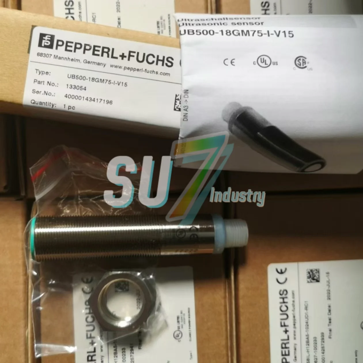 Новый ультразвуковой датчик в коробке UB500-18GM75-I-V15 UB500-18GM75-U-V15 UB500-30GM-E5-V15