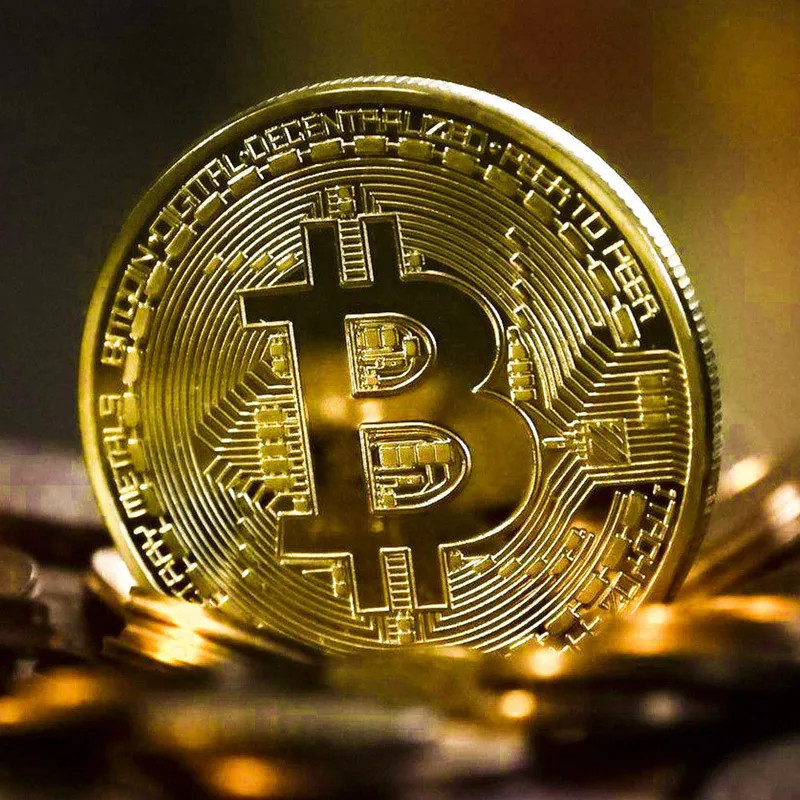 Sáng Tạo Lưu Niệm Mạ Vàng Bitcoin 50 Đồng Đại Tặng Bit Đồng Bộ Sưu Tập Nghệ Thuật Vàng Đồng Tiền Kỷ Niệm