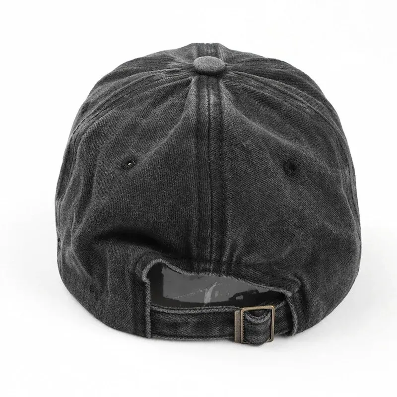 Gorra de béisbol lavada con bordado de corazón de melocotón para hombre y mujer, gorro fino, suave, versátil, primavera y verano