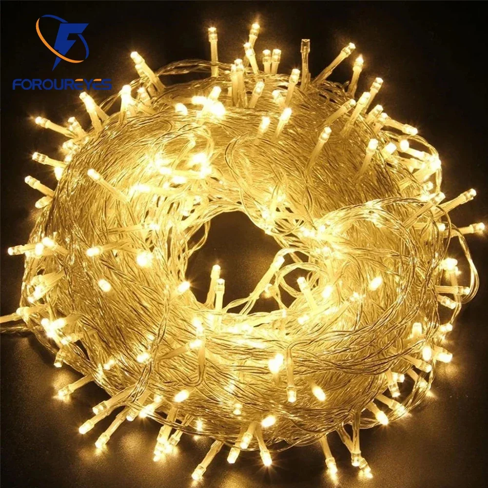 Đồ Dùng Trang Trí Giáng Sinh Đèn 220V 10M 20M 30M 50M 100M 8 Chế Độ Cho Tiệc Cưới ngày Lễ Led Dây Cổ Tích Đèn