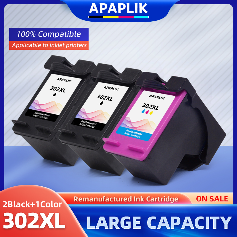 Картридж для HP 302, картридж для HP 302, HP 302 XL, Восстановленный Deskjet 302, 2130, 2131, 1110, 1111, 1112, 3630, 5200
