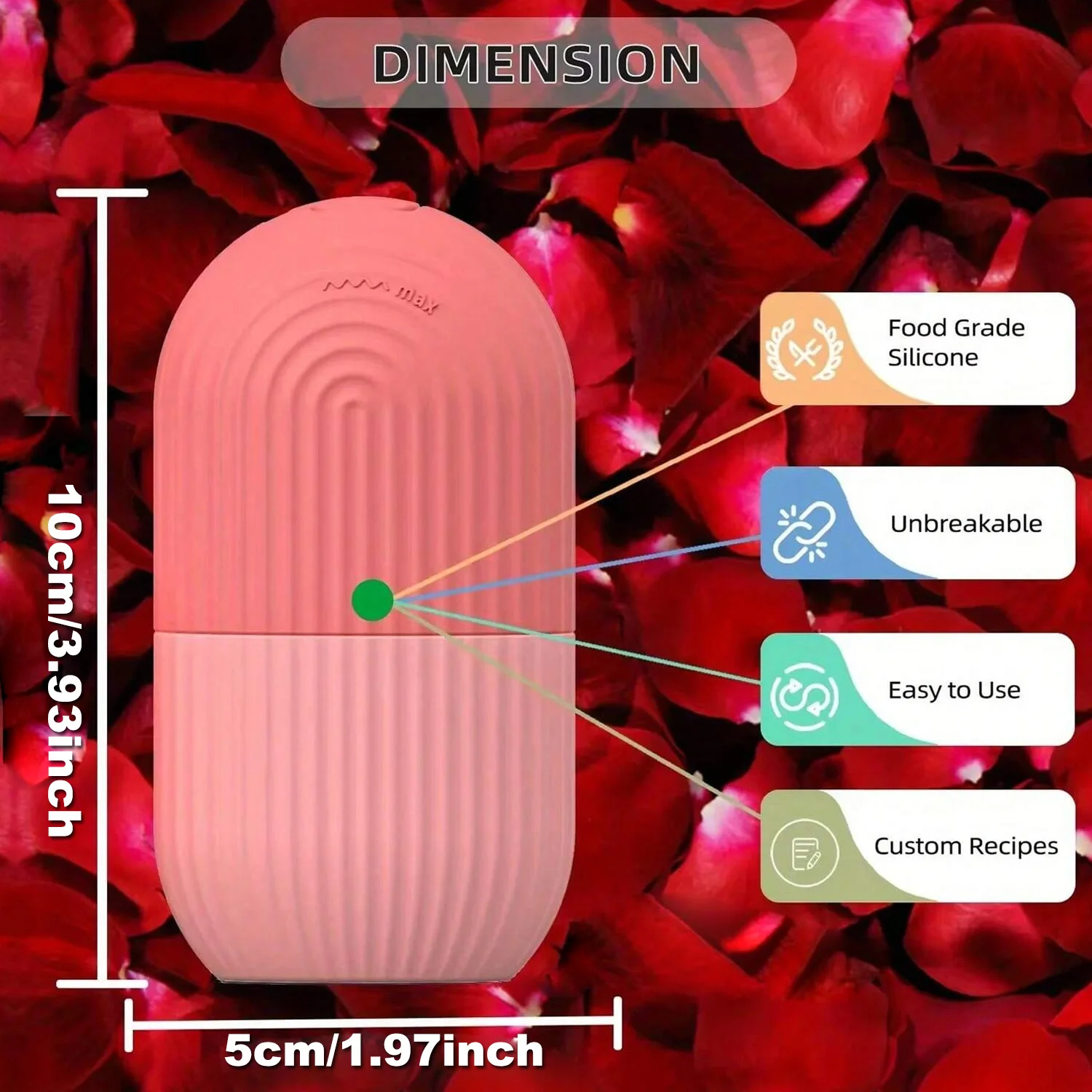 Siliconen ijsblokjesbakken Schoonheid Lifting Ice Ball Face Massager Contouring Eye Roller Gezichtsbehandeling Verminder acne Huidverzorgingstool
