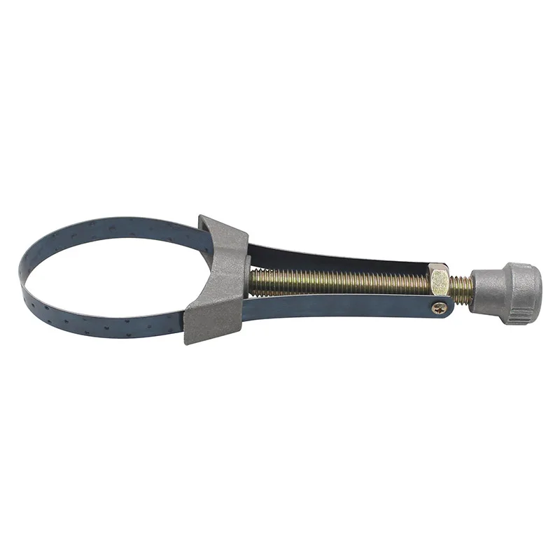 Ferramenta de remoção do filtro de óleo do carro, Auto Strap Wrench, diâmetro ajustável, 60mm a 120mm, qualidade superior, 1Pc