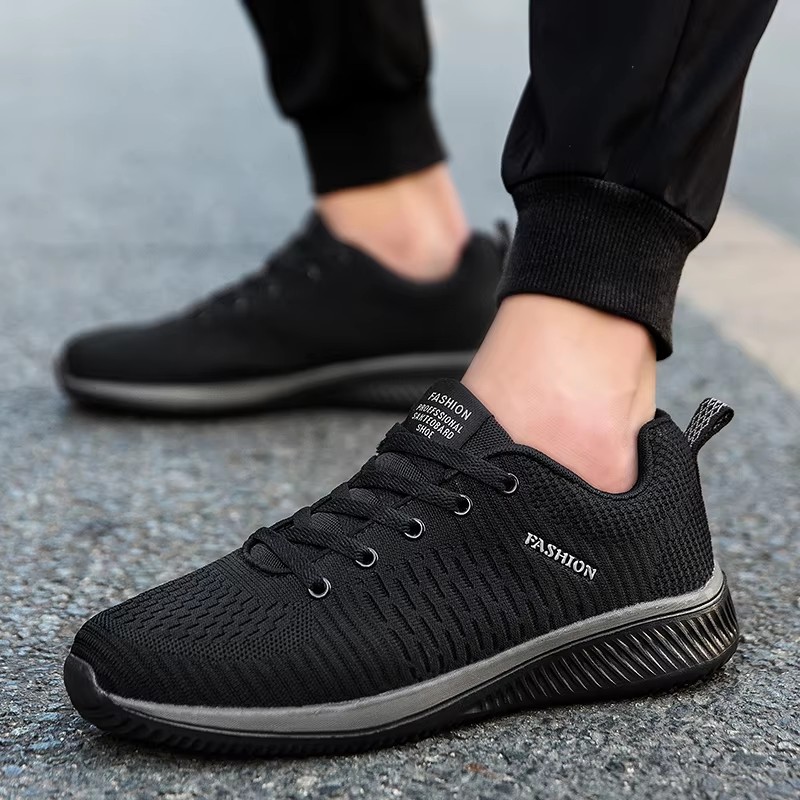 Männer Laufen Gehen Stricken Schuhe Mode Lässig Männer Turnschuhe Atmungsaktive Sport Sportlich Gym Leichte Laufschuhe