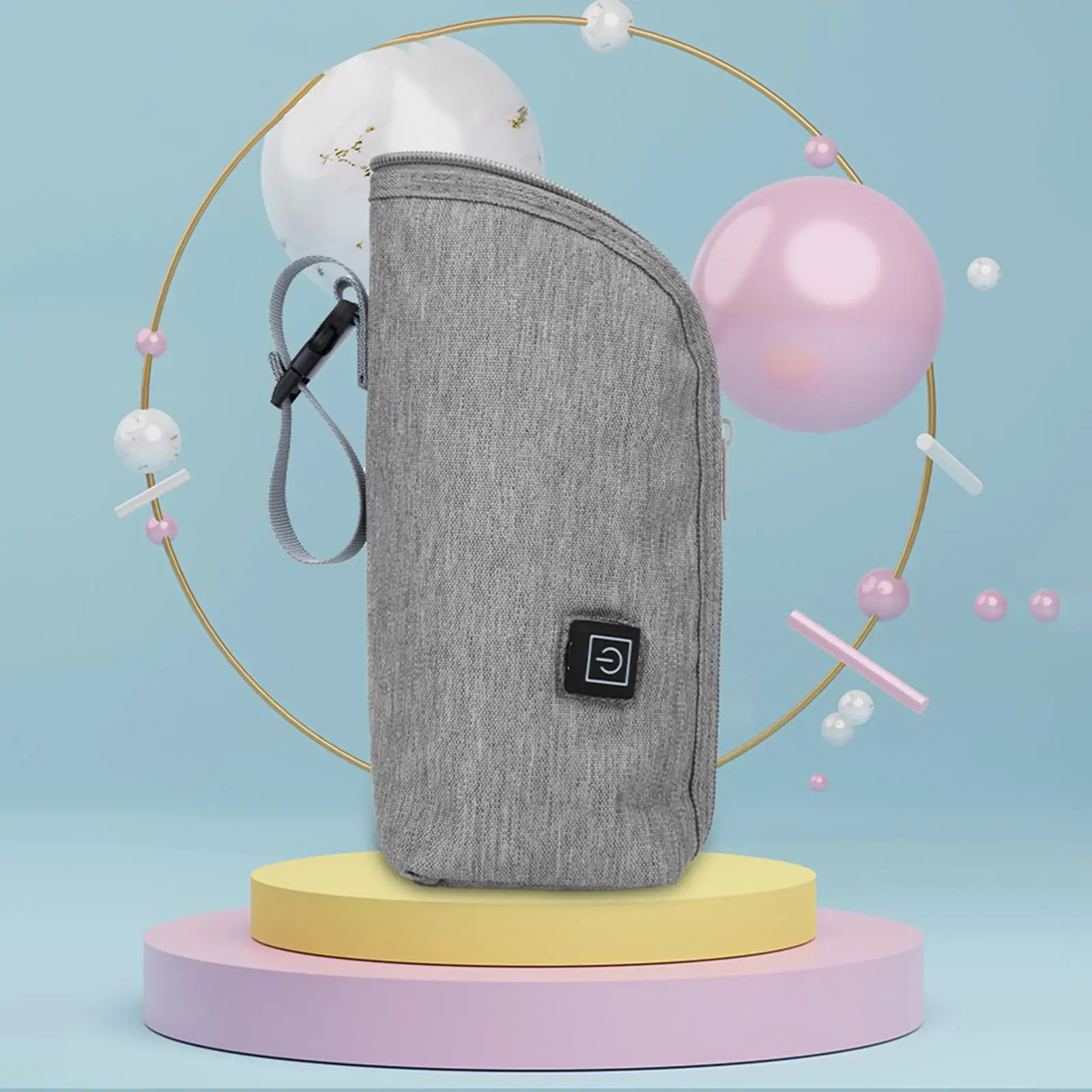 Bolsa para calentar botellas de leche, protector de leche para bebés para salir, viajes de negocios al aire libre