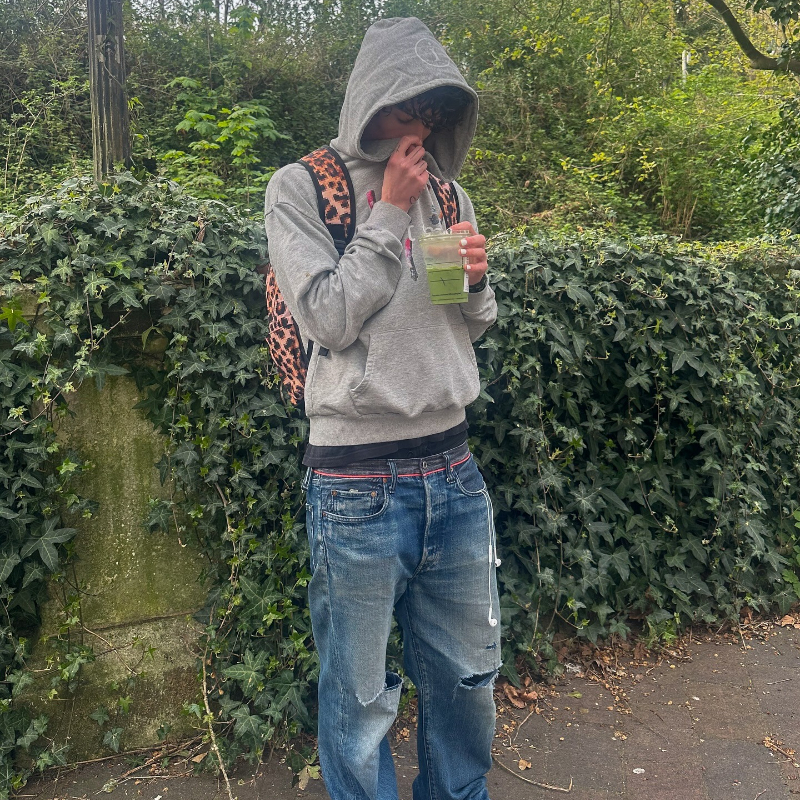 Y2K campagne sweat à capuche rétro fumée imprimé sweat hommes femmes nouveau à la mode Vintage classique Hip Hop gris Streetwear unisexe manteau ample