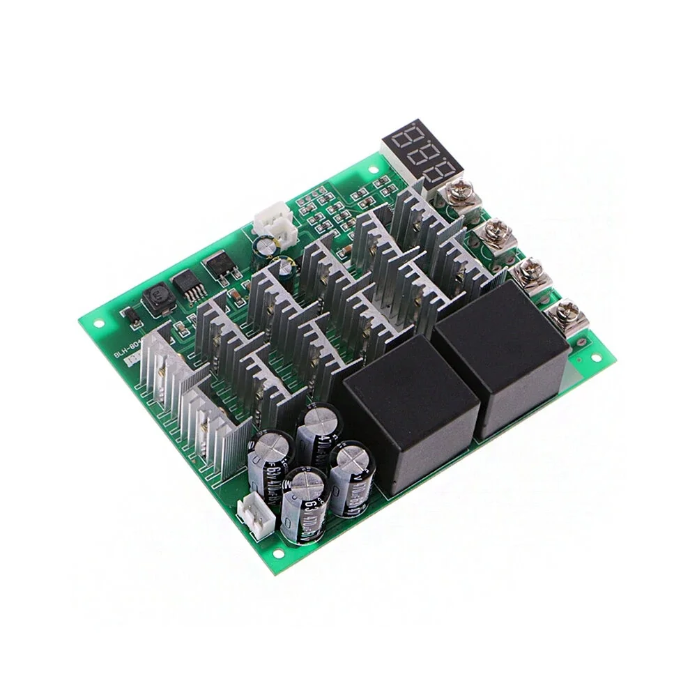 RONXII DC 10-55V 100A Controlador de velocidad del motor PWM HHO RC Interruptor de control inverso con pantalla LED