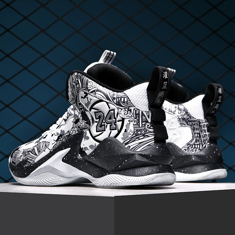 Männer Basketball Schuhe Feld Training Sport Tennis Schuhe 2024 Neue Männliche Turnschuhe Nicht Slip Luxus Basketball Schuhe für Kinder
