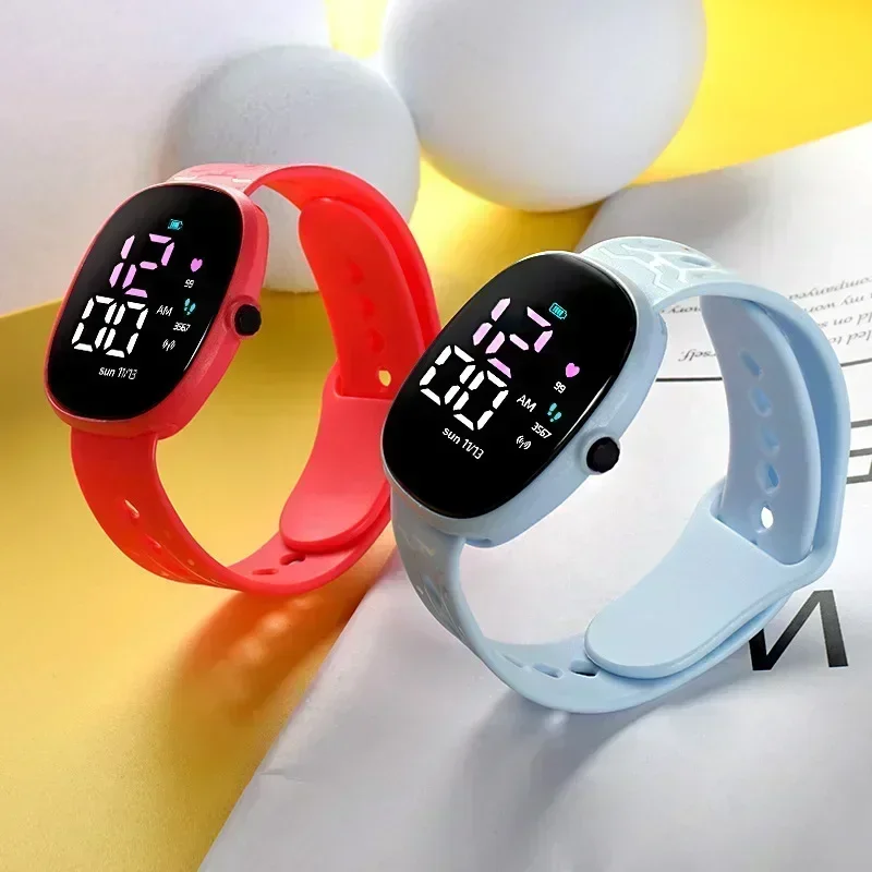 Nuevo reloj electrónico LED para estudiantes, reloj de pulsera para niños, reloj Digital deportivo resistente al agua para niños, reloj para niños