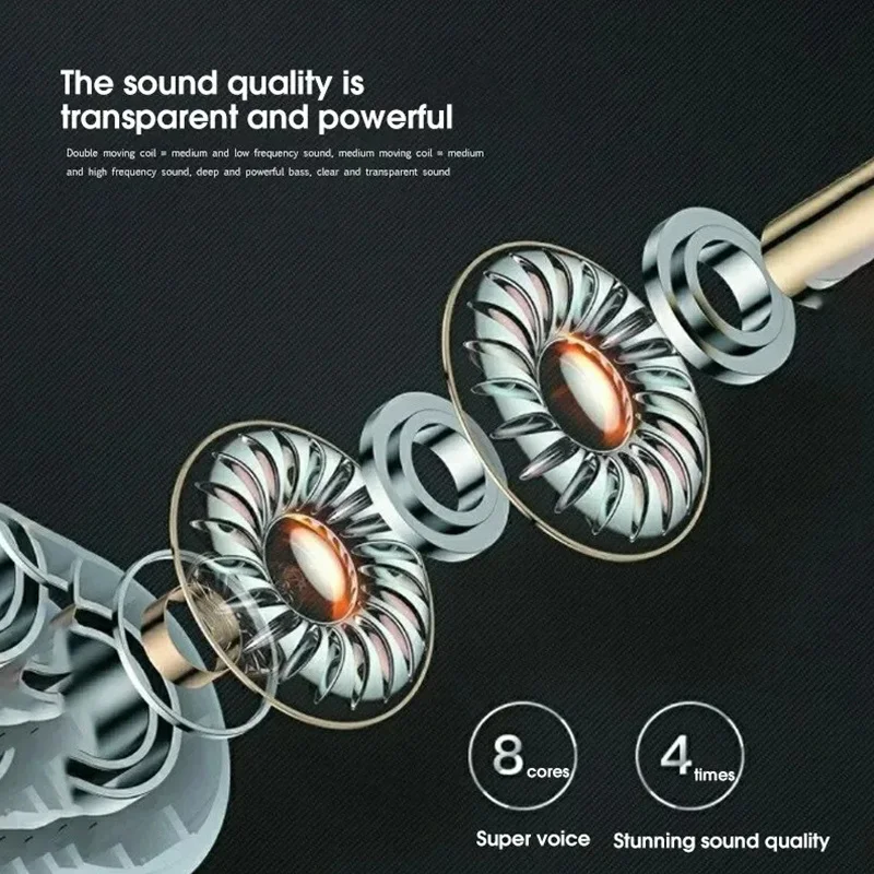 Sony TWS auriculares Bluetooth 9D estéreo inalámbricos auriculares intrauditivos HiFi auriculares manos libres con micrófono para iOS Android