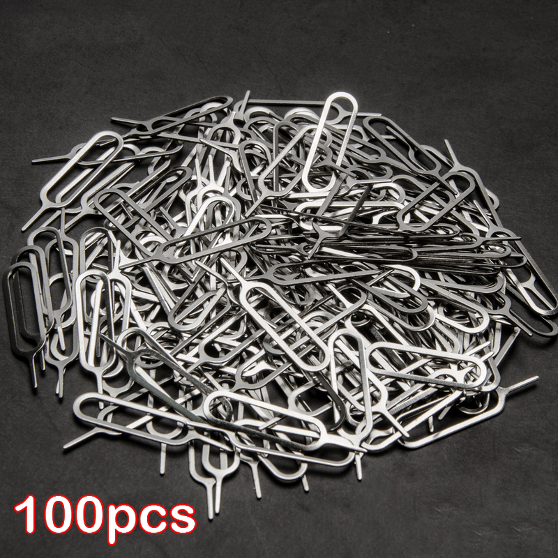 Open Pin Needle Key Tool Sim-Karten-Tablett Pin Eject Tool Eject Sim-Karten-Tablett Universal Handy Sim-Karten Zubehör