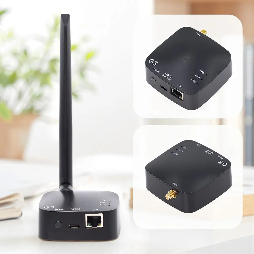 Elecrow ThinkNode G3 LoRaWAN Gateway de un solo canal alimentado por ESP32-S3 compatible con WiFi/Ethernet compatible con actualizaciones remotas de firmware