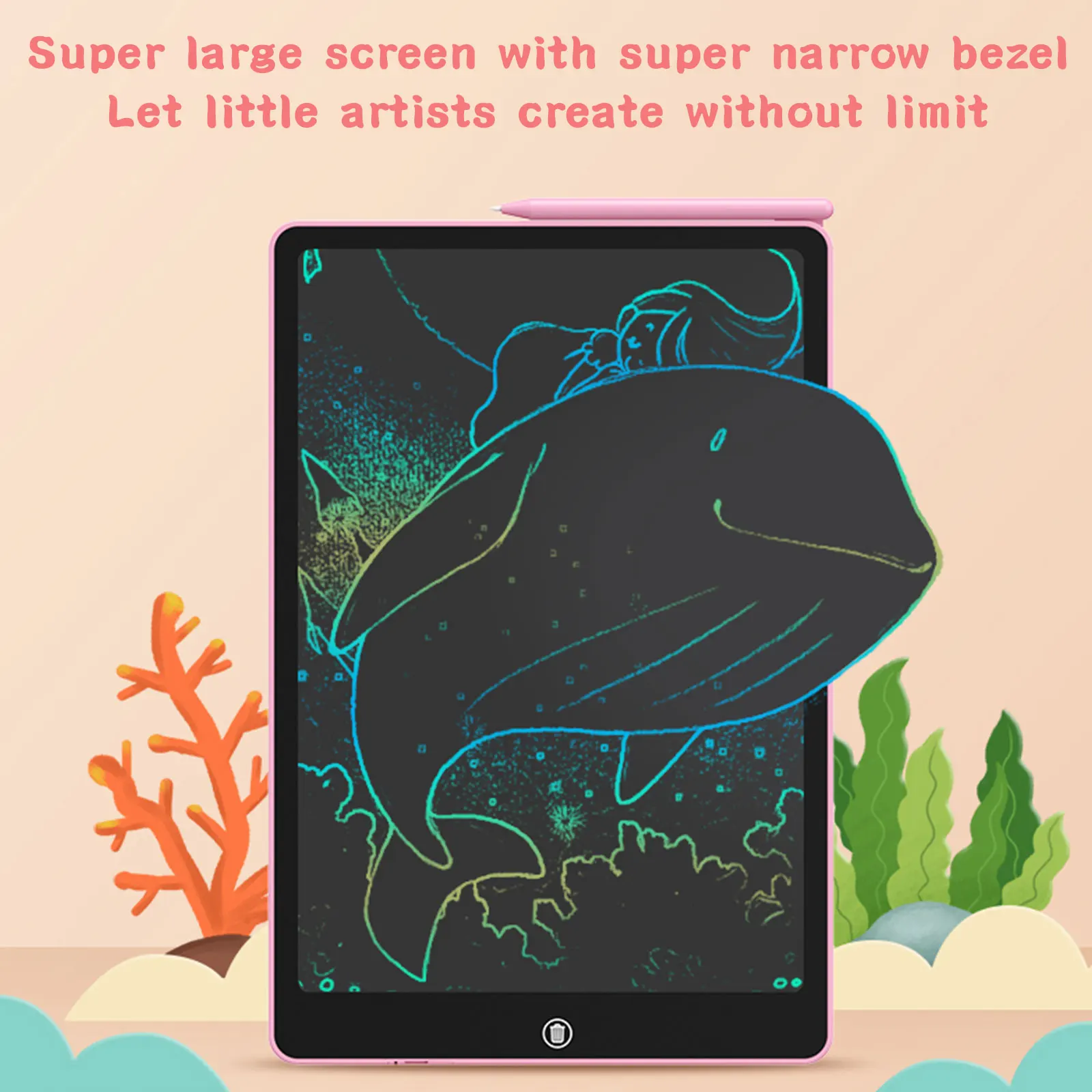 8.5/10/12 Inch Màn Hình LCD Máy Tính Bảng Vẽ Đồ Chơi Cho Trẻ Em Tranh Dụng Cụ Điện Tử Bảng Viết Bé Trai Trẻ Em Đồ Chơi Giáo Dục quà Tặng