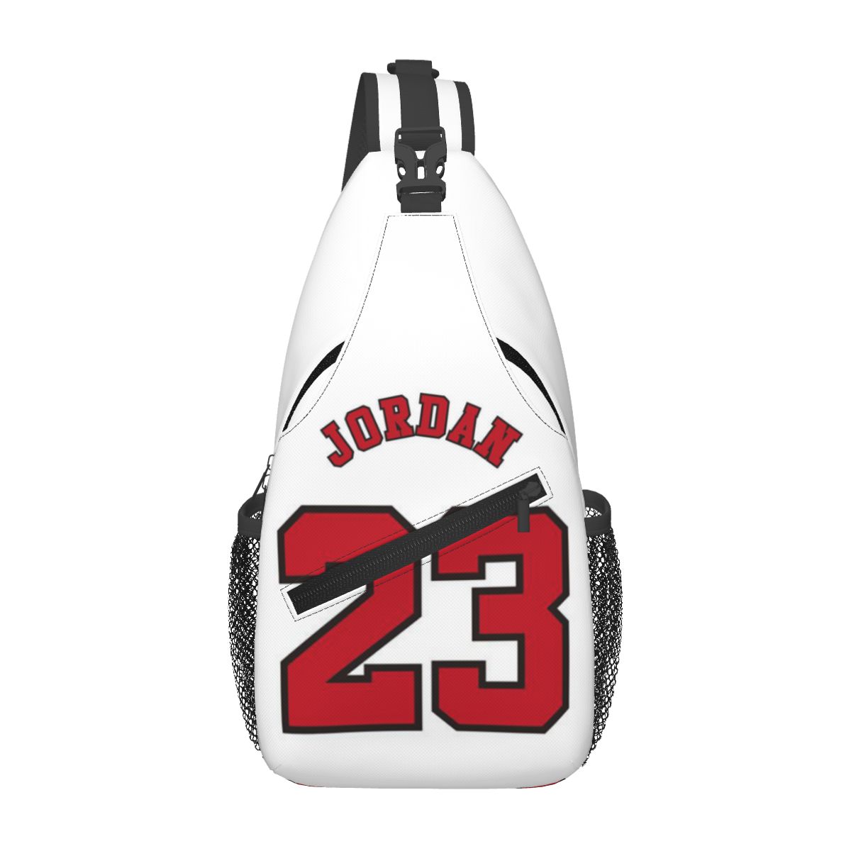 23-MJ Michael-Jordan Jordan Sling Bolsas de pecho Mochila de hombro cruzada Mochilas para deportes al aire libre Bolsa de moda