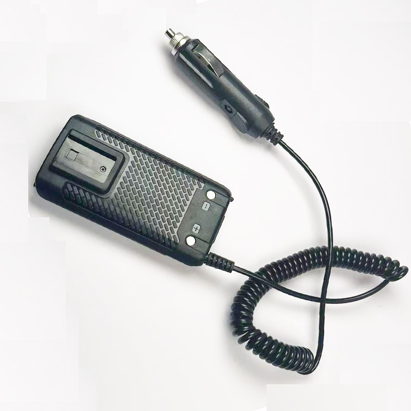 Eliminador de batería UV-K5, cargador de coche, voltaje de entrada de 12V para Radio QuanSheng UVK5 UV-K6 UV-K58 UV-5RPlus, accesorios para Walkie Talkie