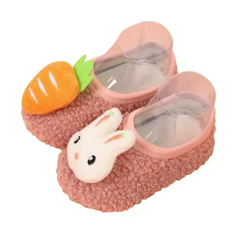 ฤดูหนาวเด็กรองเท้าสําหรับรองเท้าแตะเด็กทารกเด็กวัยหัดเดิน Plush WARM เด็กผู้หญิง Soft Anti-SLIP เนอสเซอรี่โรงเรียนในร่มรองเท้าเด็ก