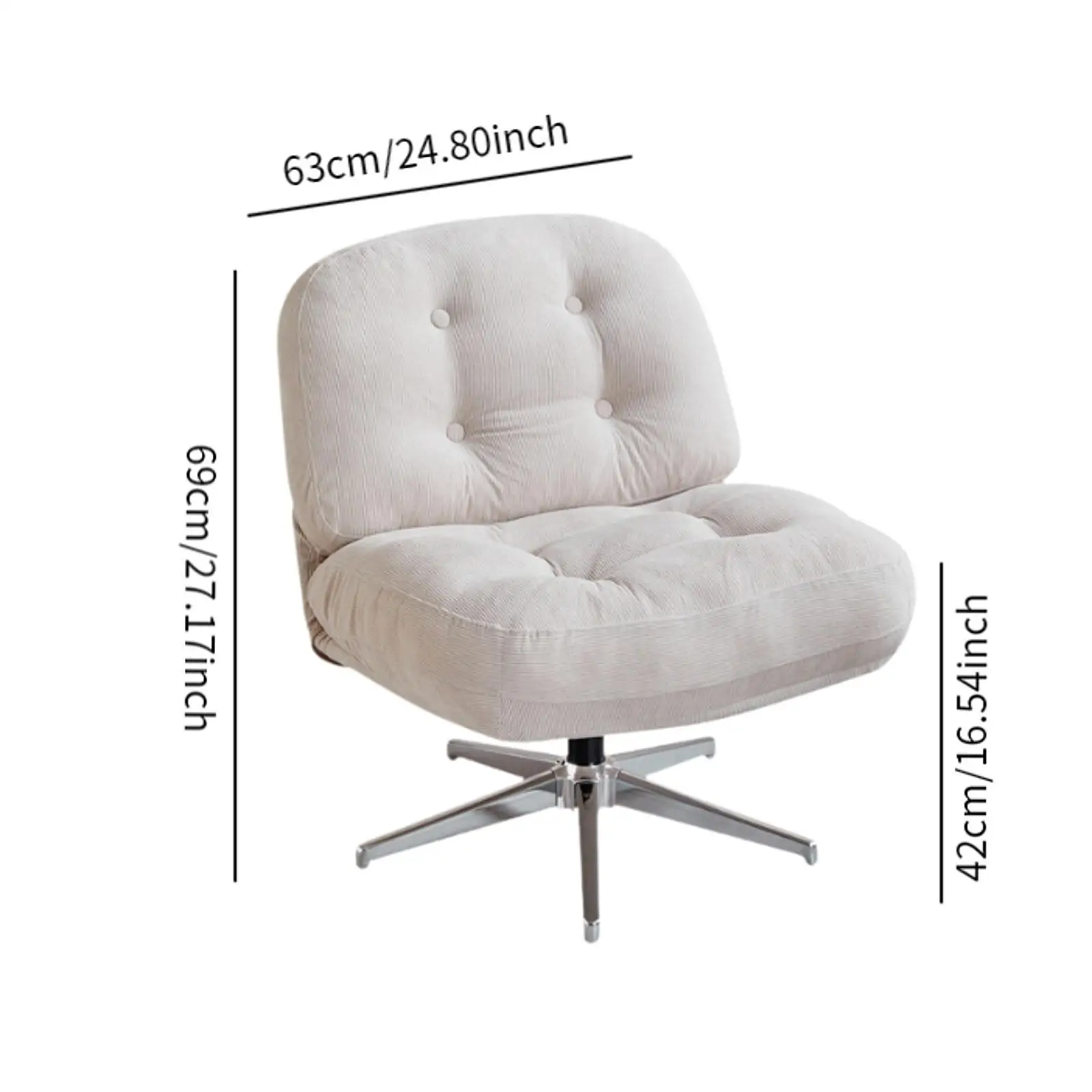 Gaming Chair Ergonomic Modern with Backrest Versatile Lounger Computer Chair for Study Bedroom Living Room Reading Space Office