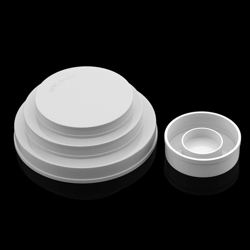 1-10pcs 20/25/32/40/50/60/75/89/110/140/160/165/200/250/315/400mm PVC 파이프 플러그 캡 튜브 커버 흰색 배수 파이프 보호 커버