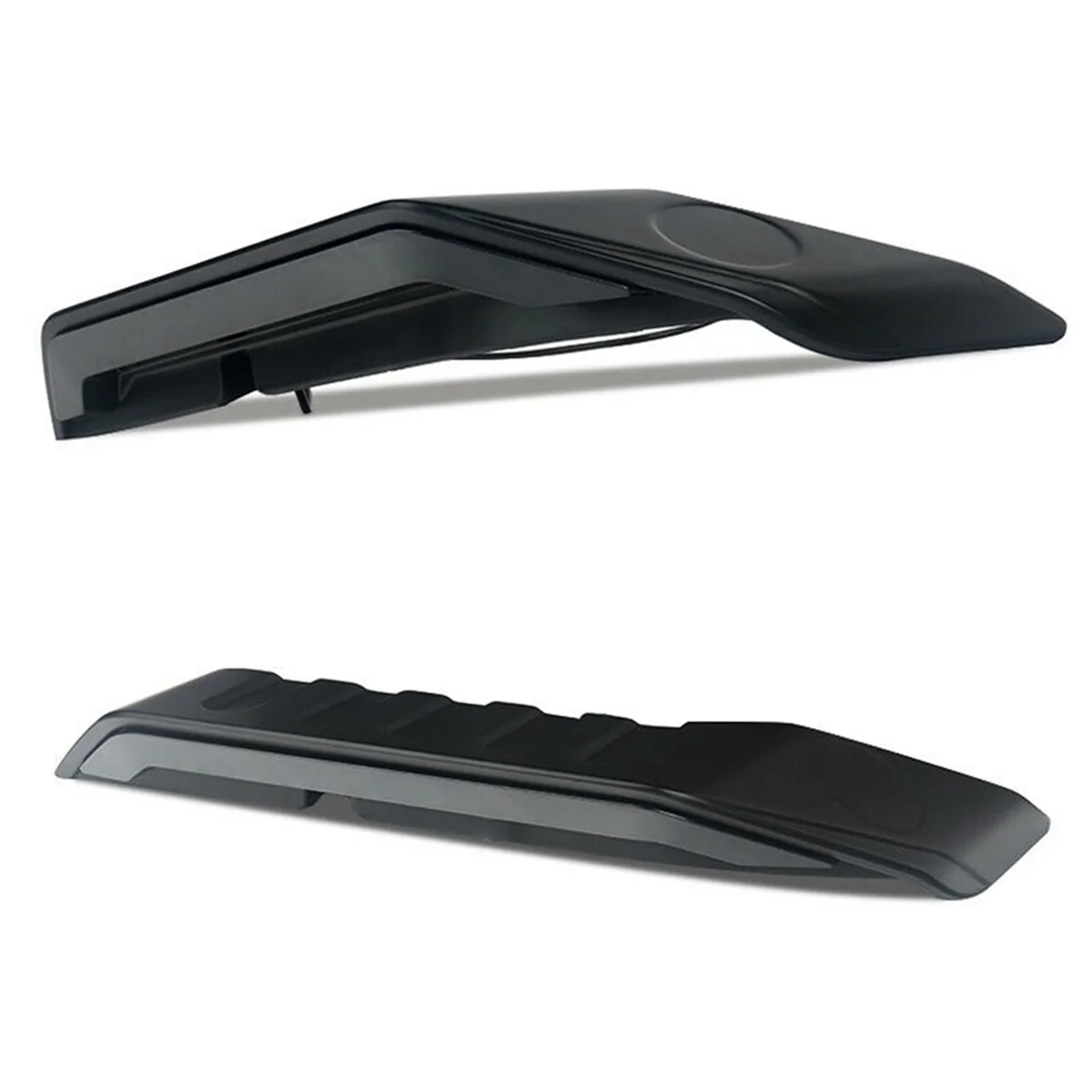 Untuk Jeep Wrangler Jk 2007-2023 lampu atap belakang, Spoiler lampu atap belakang Splitter Top Flange Tail Wing, US
