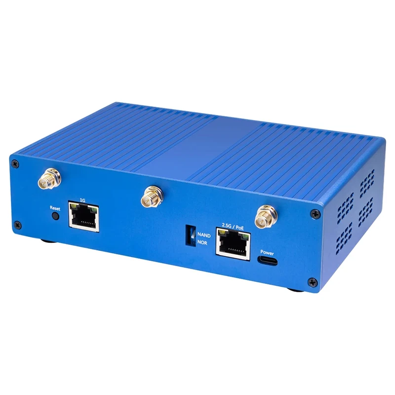 Banana Pi OpenWrt One MediaTek MT7981B 1GB DDR4 2.5GbE RJ45 y Gigabit Ethernet RJ45 256 MiB SPI NAND enrutador inteligente + caja de alimentación