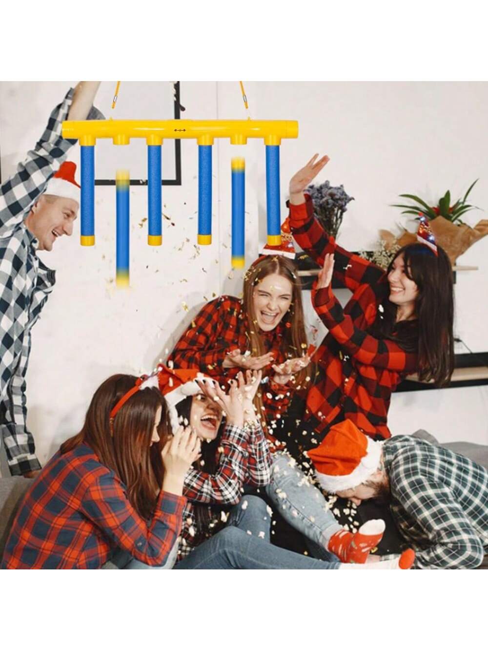 Challenge Falling Sticks Game Machine - Educational Activity for Training Reaction Ability Parent-Child Family Party Toy