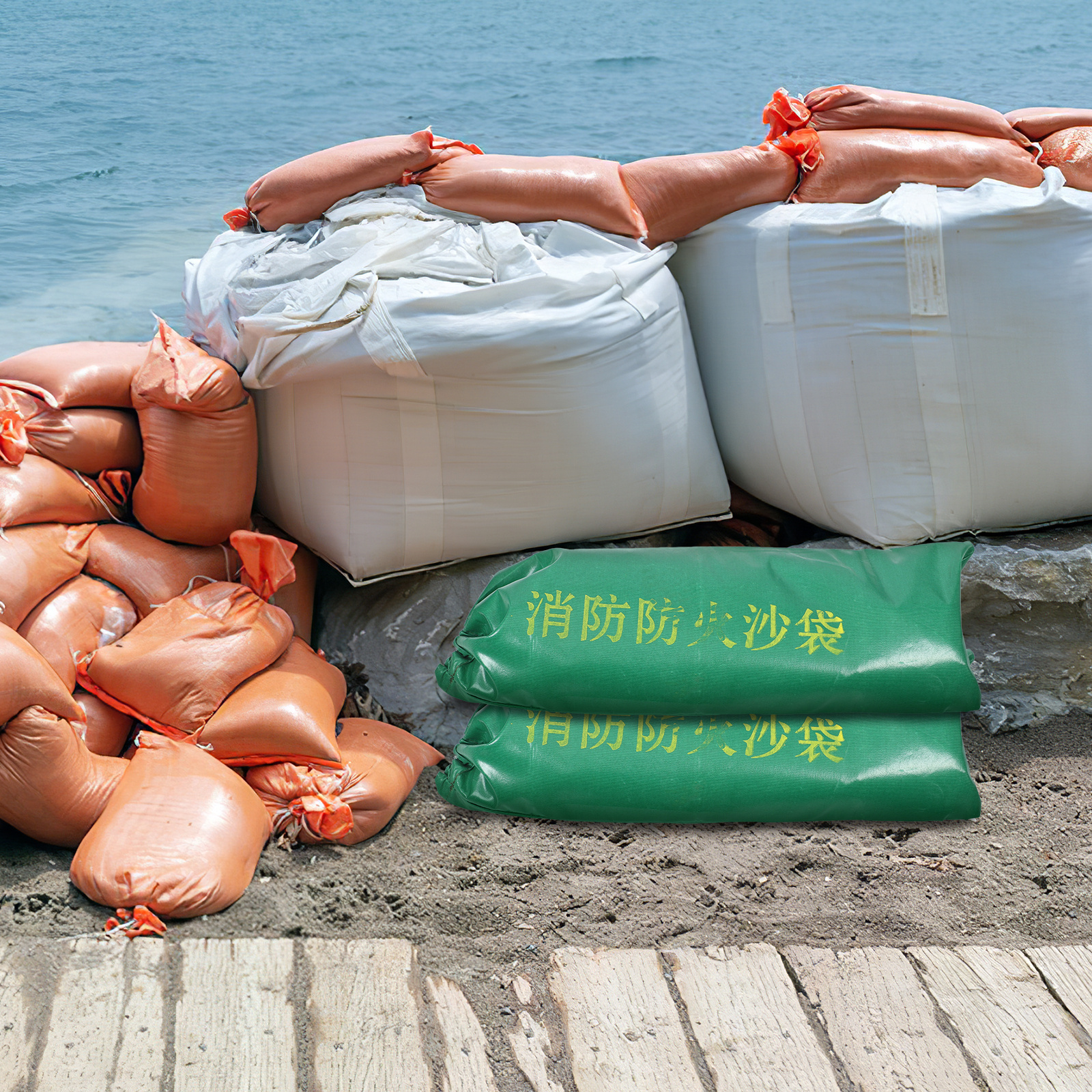 2 шт. огнестойкие мешки с песком для предотвращения наводнения, расширяемые прочные многоразовые мешки для борьбы с наводнениями мешки с песком мешки с песком для затопления