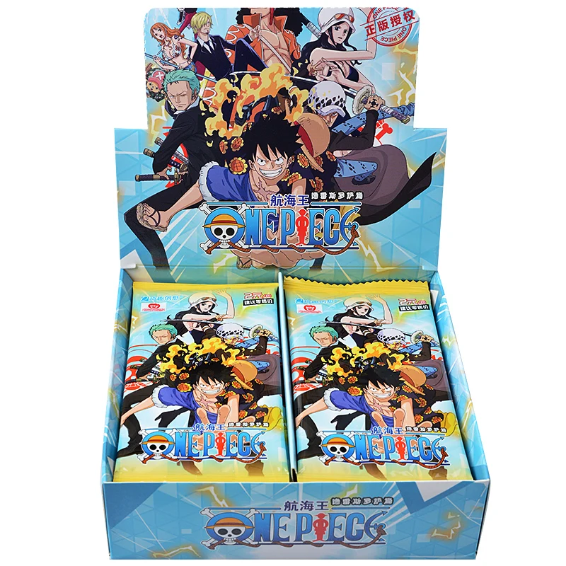 本物のアニメワンピースコレクションカードトレーディングゲームルフィサンジナミ TCG ブースターボックスゲームカード