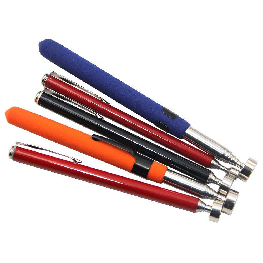 8-pond magnetische intrekbare pick-up oranje zuigijzeren staaf draagbare multifunctionele extractor pen clip autoreparatiegereedschap