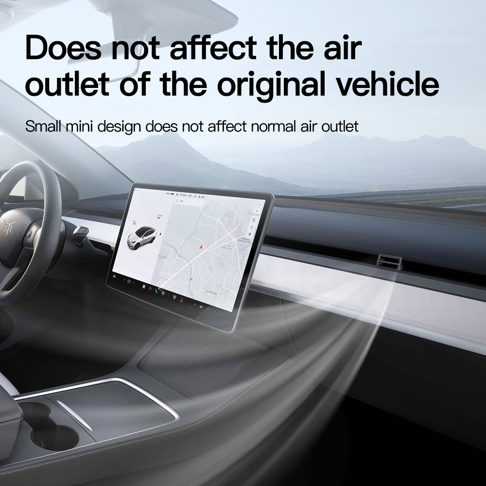 Yz para tesla modelo y 2021-2024 saída de ar clipe de aromaterapia interior do carro elétrico acessórios