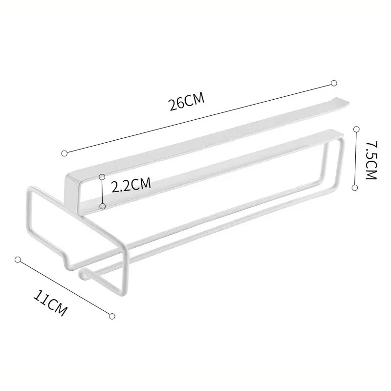 ไม่มีเจาะโลหะผู้ถือแก้วไวน์-Stemware Rack สําหรับภายใต้ตู้เก็บห้องครัวห้องครัว/บาร์อุปกรณ์จัดเก็บข้อมูล