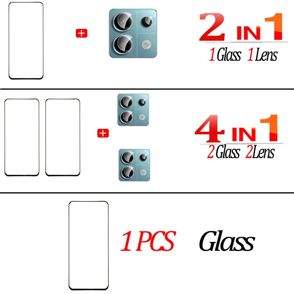 Vidrio Película De Protector para Redmi Note 14 13 Pro 5G Protectores De Pantalla Redmi Note13 12 11 10 Pro Cristal Templado y Cámara Note 12 Pro Plus Screen Glass Para Redmi Note 14 Película Frontal Teléfono