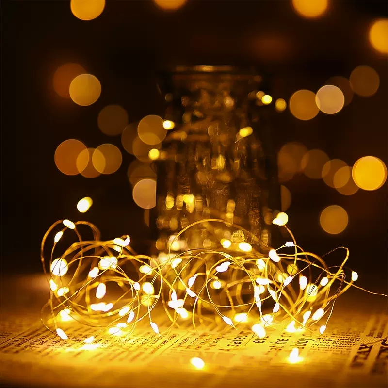 30M Copper Wire LED Lights String USB Battery Waterproof Garland Fairy Light Christmas Wedding Party Decor Holiday Light Navidad