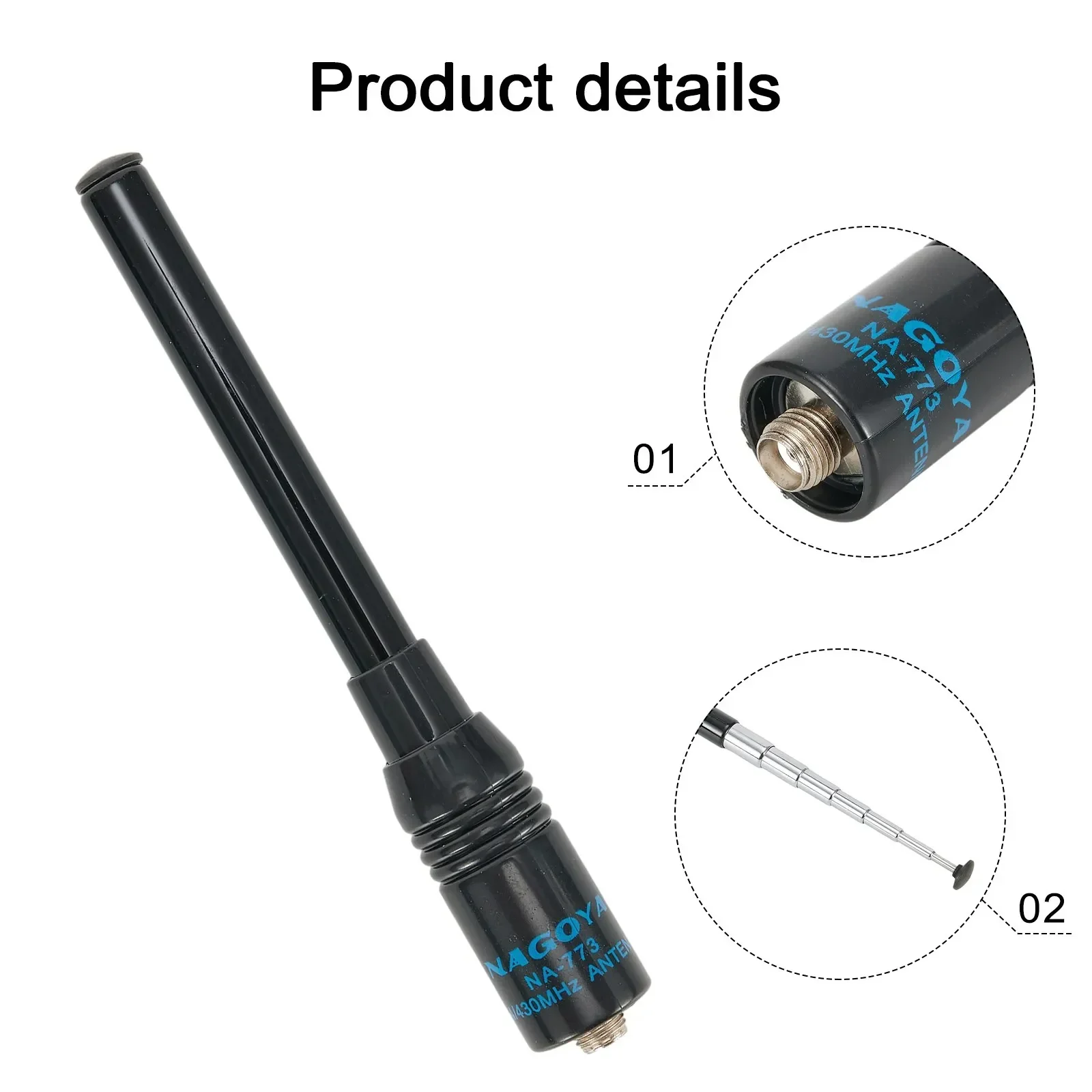 Antenna NA-773 SMA-Female Antenna Receiver For Baofeng UV-5R UV-B5 82 BF-888s Radio With 2.15/3dBi Signal