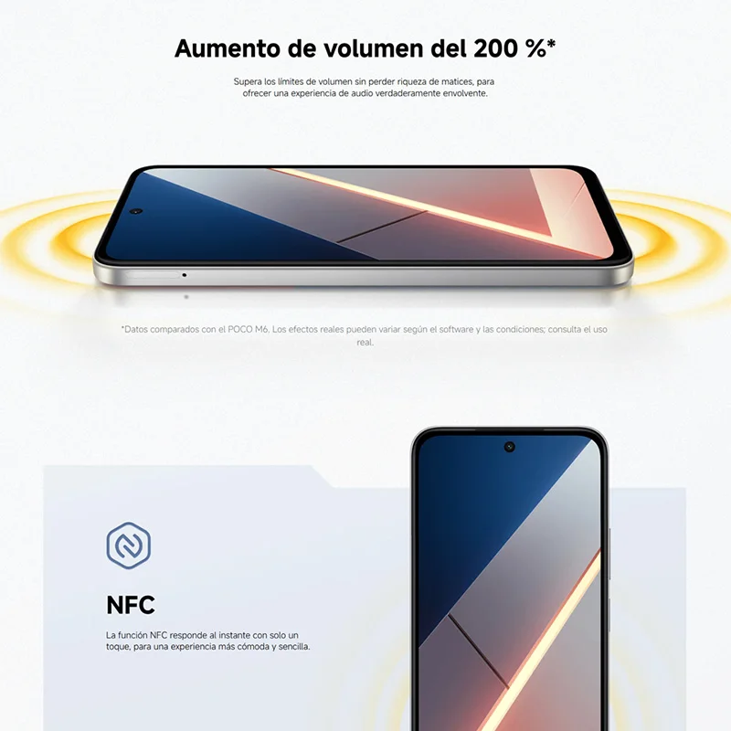 POCO M7, NFC, smartfon6,9-calowy ekran FHD, 144 Hz, kamera 50 MP, bateria 7000 mAh, IP64